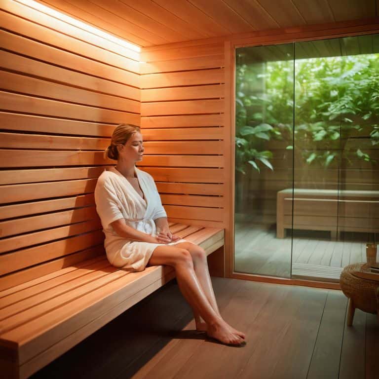 Infrared Sauna Therapy Session