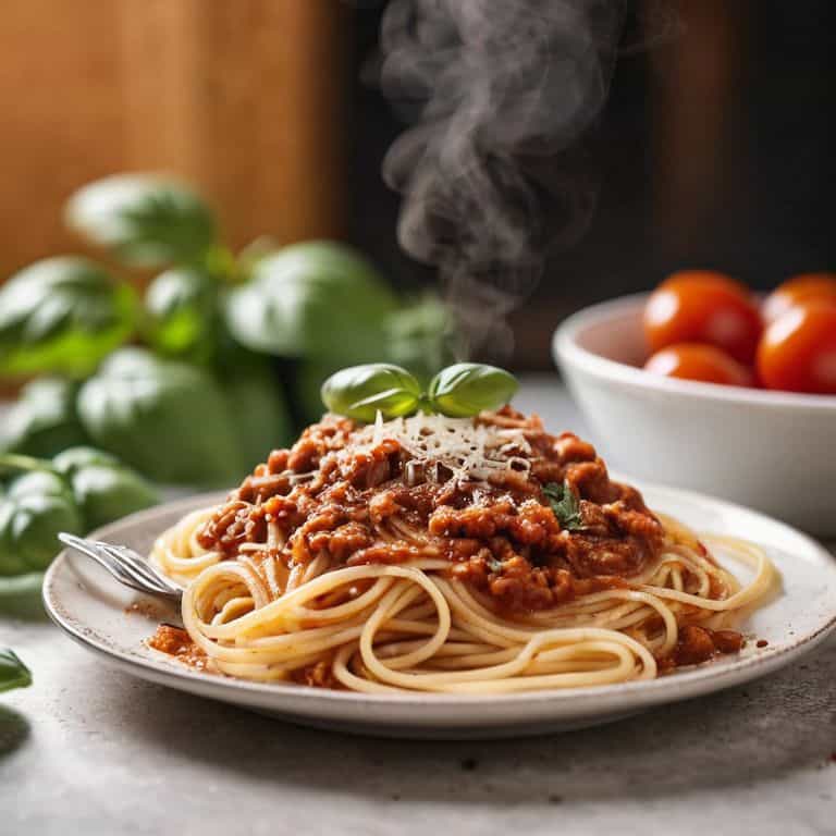 Time to Get Saucy pasta dish