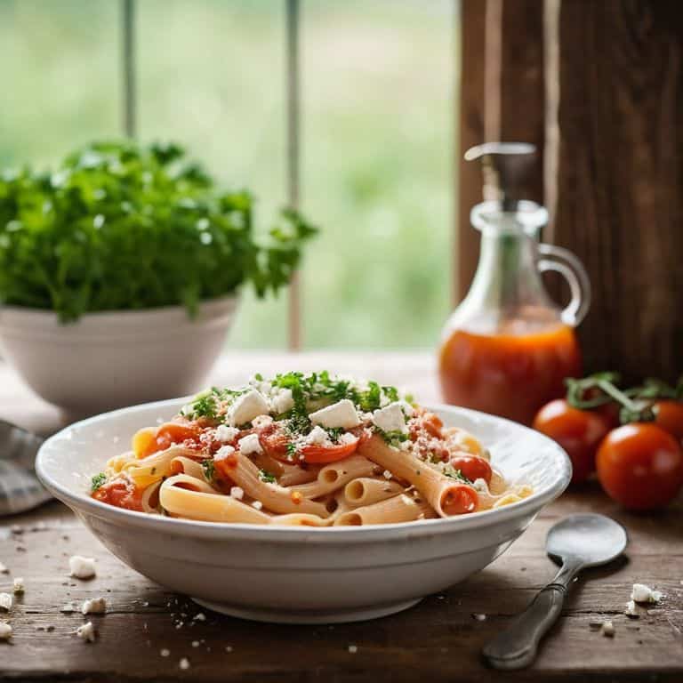 Viral feta pasta recipe tutorial