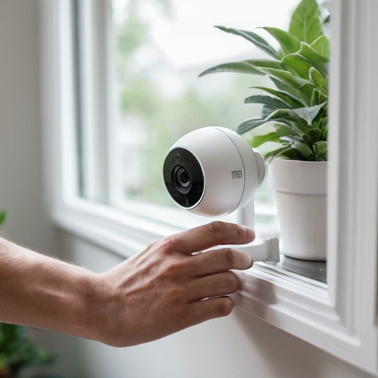 how to set up security camera