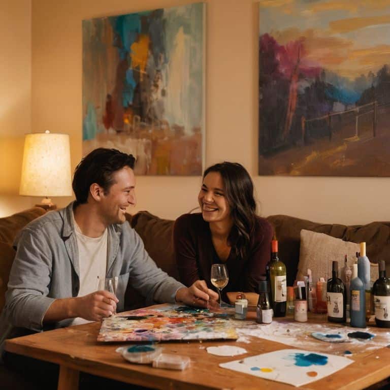 Wine and Painting Night Activity