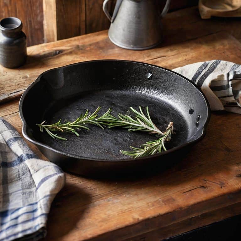 First Impressions Design cast iron skillet