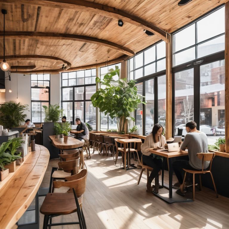 Savoring the Aesthetic coffee shop