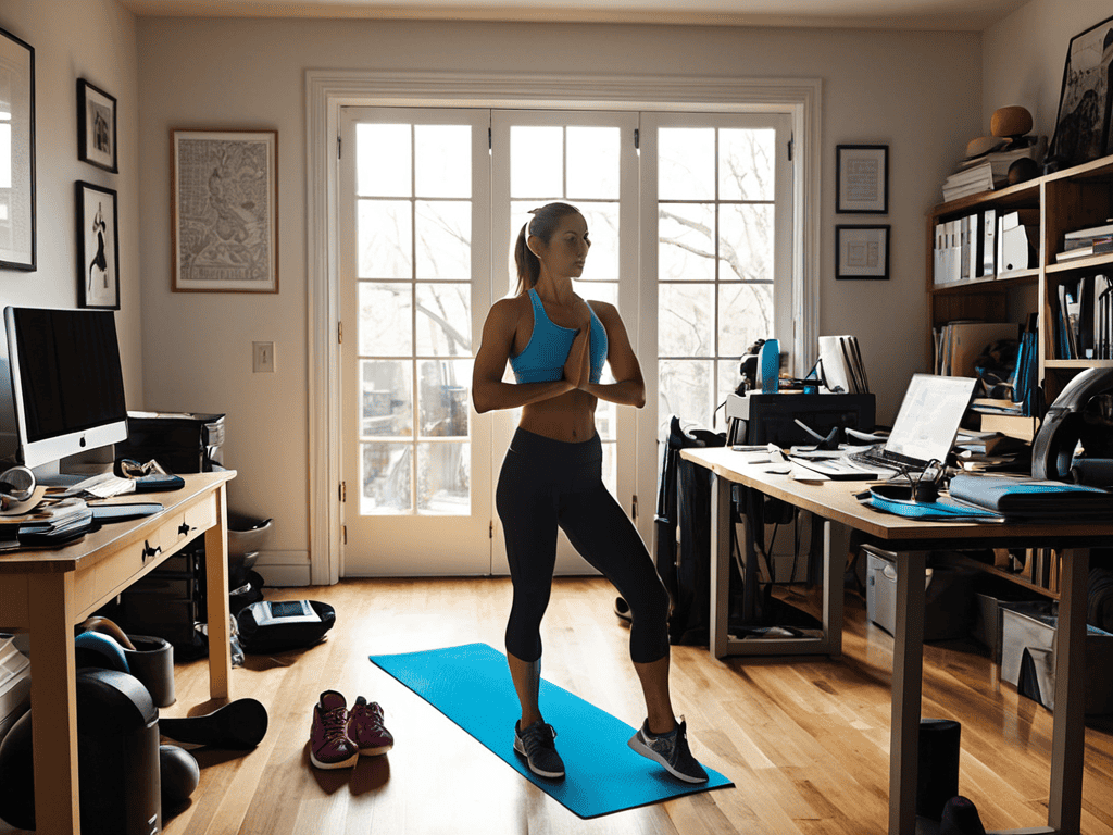 Sweat, Repeat, Slay fitness routine