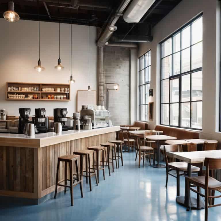 A Look at the Interior Design of Blue Bottle Coffee Shops