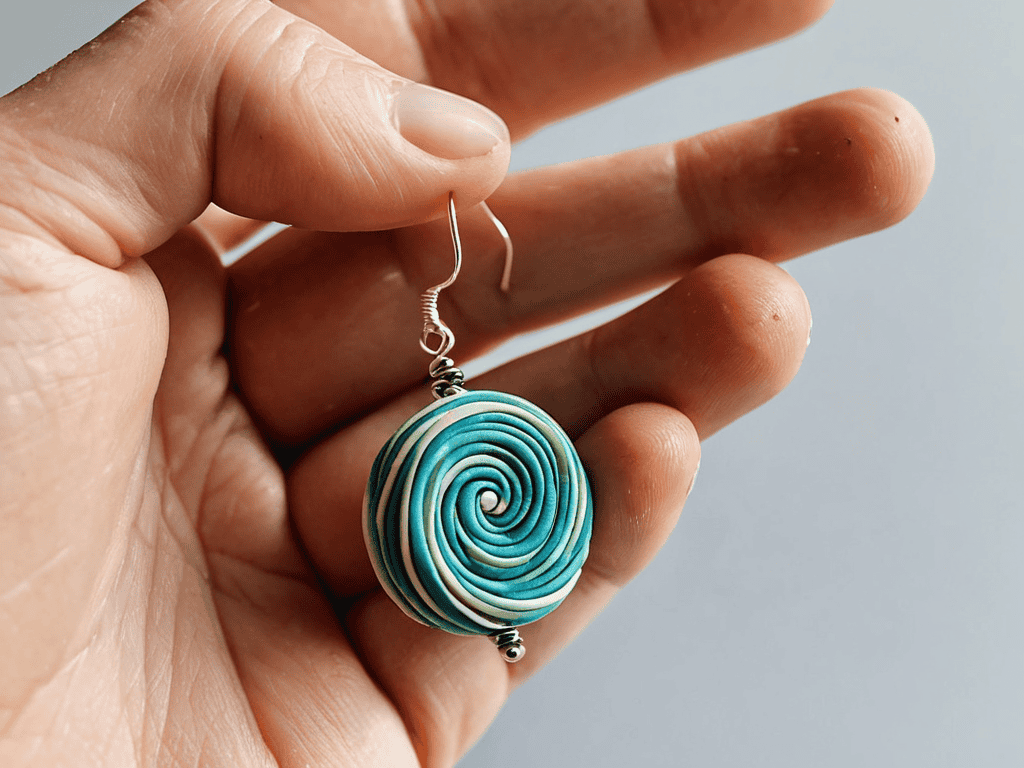 Polymer clay earrings style tips