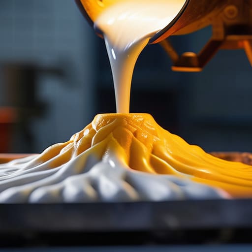 Lost-Wax Investment Slurry Mix for bronze casting.
