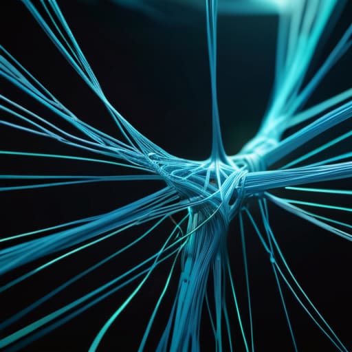 Distributed Mesh-Network Redundancy concept visualization.