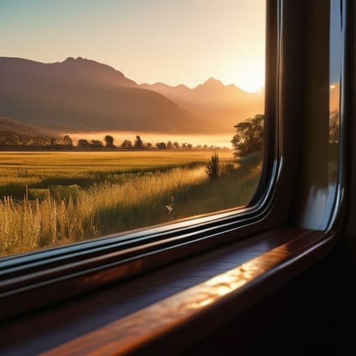 How to travel by train across a province.